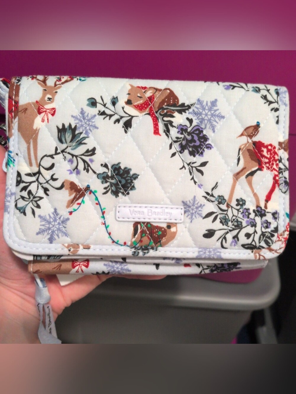 Vera Bradley RFID 3-in-1 crossbody bag